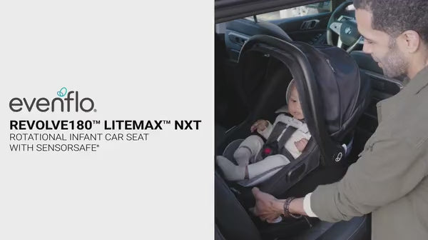 EVENFLO REVOLVE180 LITEMAX NXT ROTATIONAL INFANT CAR SEAT