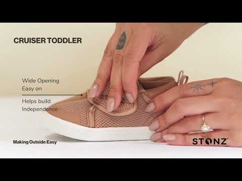 Stonz Cruiser Original Toddler Shoes Navy And Lantern Green