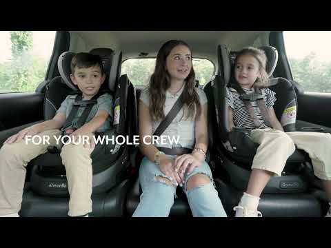 EVENFLO GOLD REVOLVE360 SLIM 2-IN-1 ROTATIONAL CAR SEAT WITH SENSORSAFE