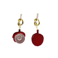 NEMIBABY EARRINGS LYCHEE - 925 STERLING SILVER PINS