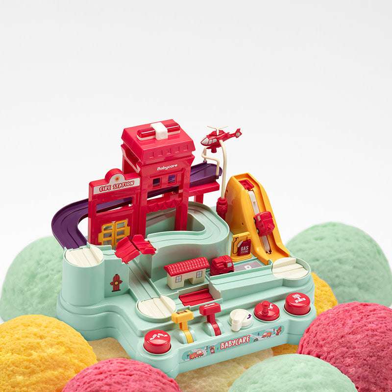 BC BABYCARE FIRE STATION ADVENTURE TOY SET - baby enRoute