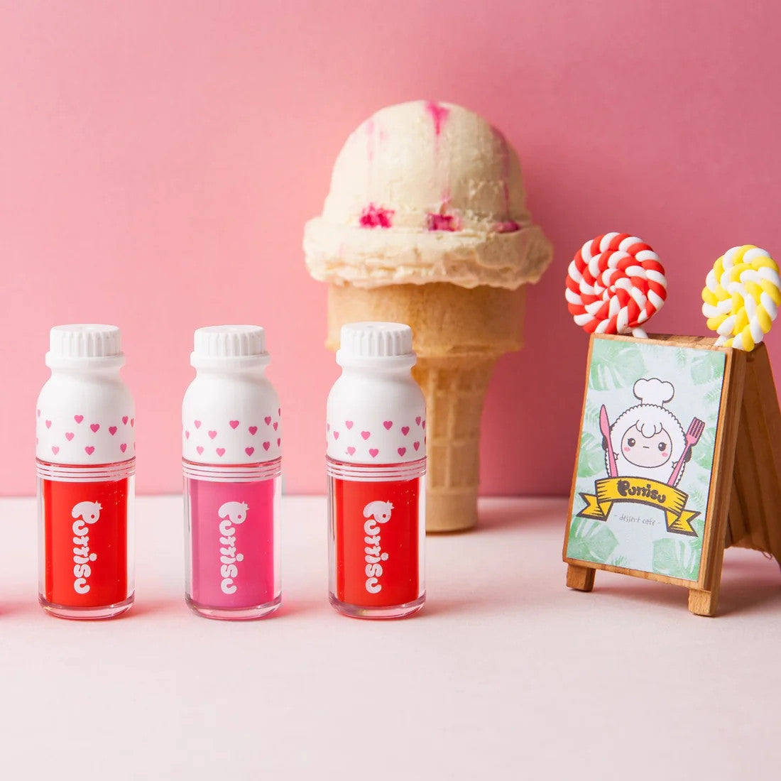 PUTTISU JUICY LIP GLOSS #01 RED RUBY
