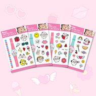 PUTTISU LOVELY TATTOO STICKER TS04 PUTTISU IN A RAINBOW