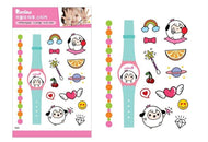 PUTTISU LOVELY TATTOO STICKER TS04 PUTTISU IN A RAINBOW