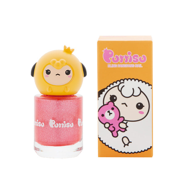 PUTTISU PANGPANG NAIL POLISH BLING (B01) - TWINKLE PINK