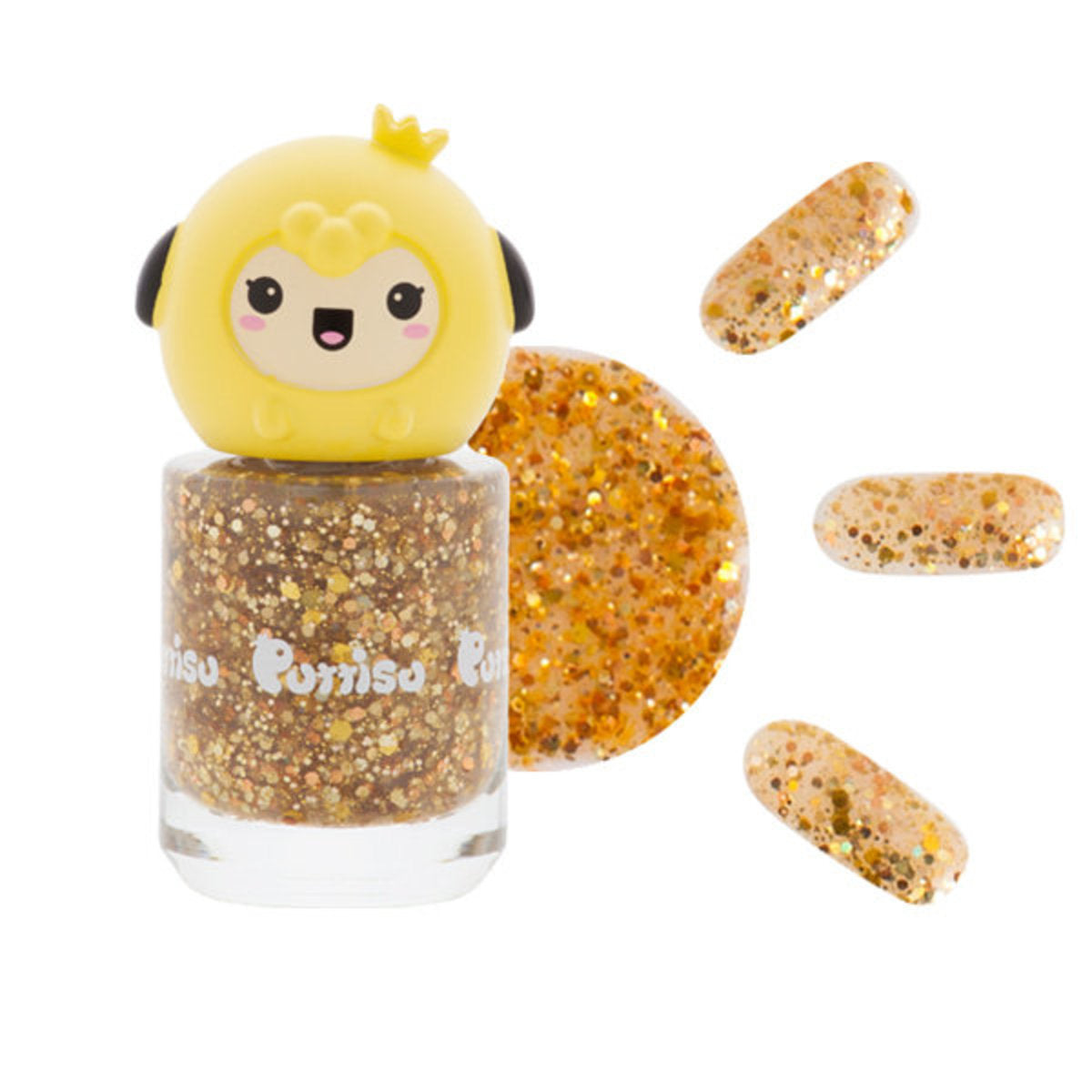 PUTTISU PANGPANG NAIL POLISH GLITTER (G10) - GOLDEN MASTER KEY