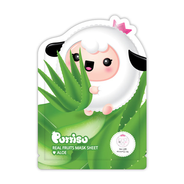 Puttisu Real Fruit Mask Sheet Aloe