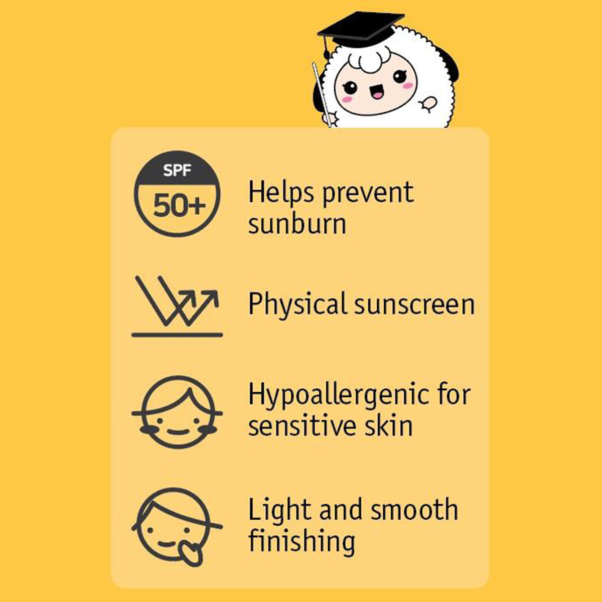 PUTTISU SAFE BABY MILD SUN CUSHION SPF50+ PA++++