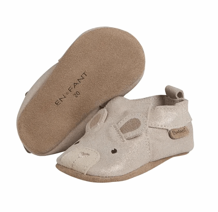 EN FANT SLIPPERS SUEDE SHOES ROSE DUST
