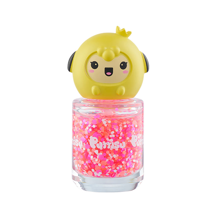 PUTTISU PANGPANG NAIL POLISH GLITTER (G012) -PINK FESTIVAL
