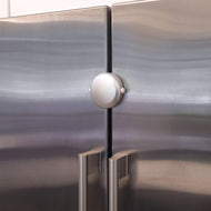 QDOS ADHESIVE FRIDGE/FREEZER LOCK - CHROME