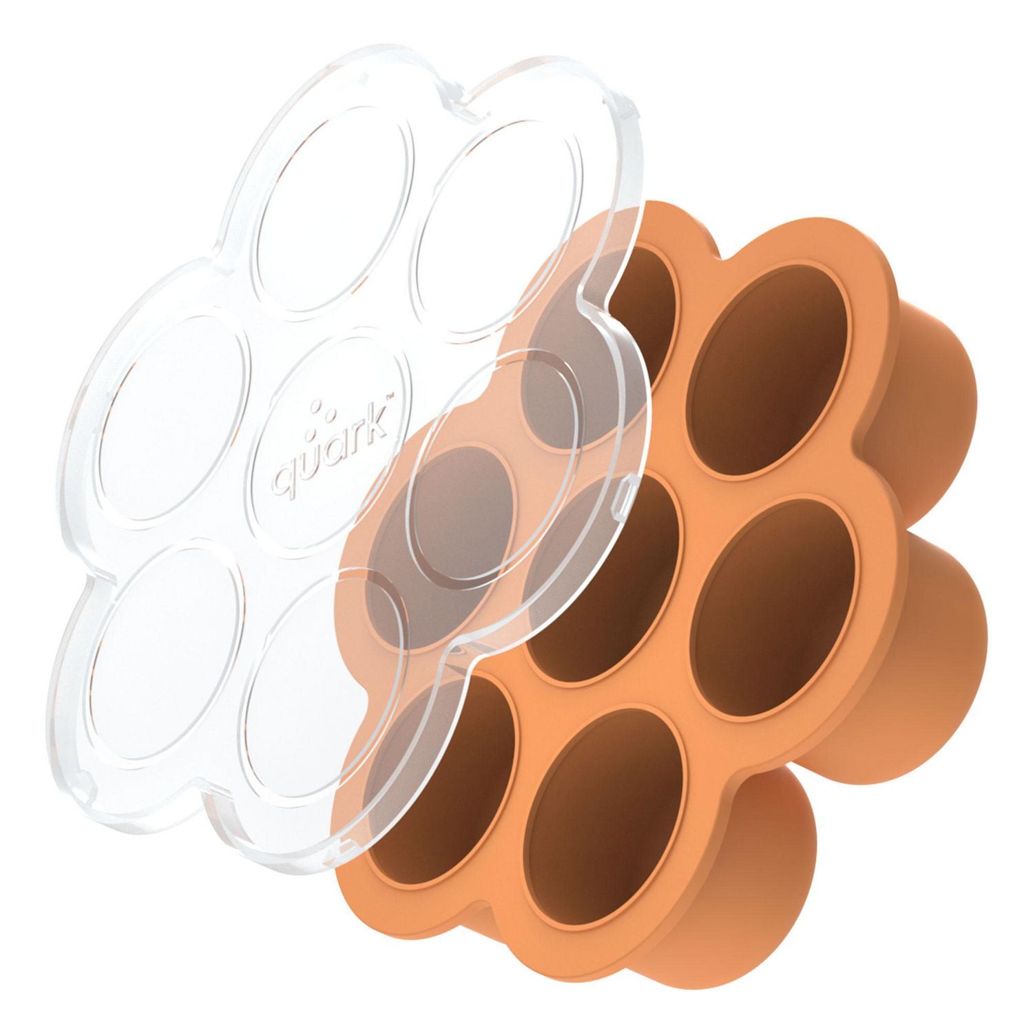 Quark Chiill Silicone Baby Food Freezer Tray With Lid 7 40 ml Portions