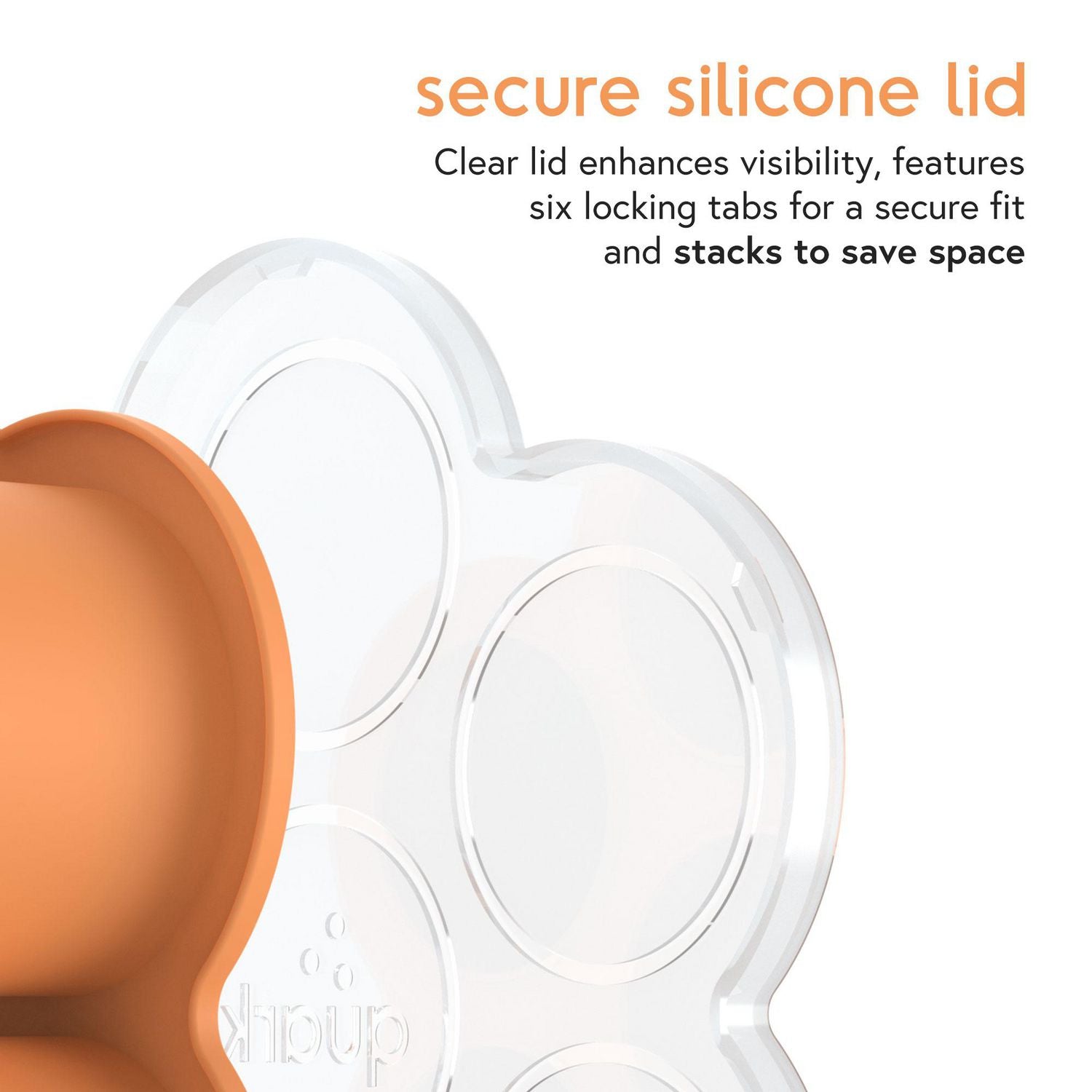 Quark Chiill Silicone Baby Food Freezer Tray With Lid 7 40 ml Portions