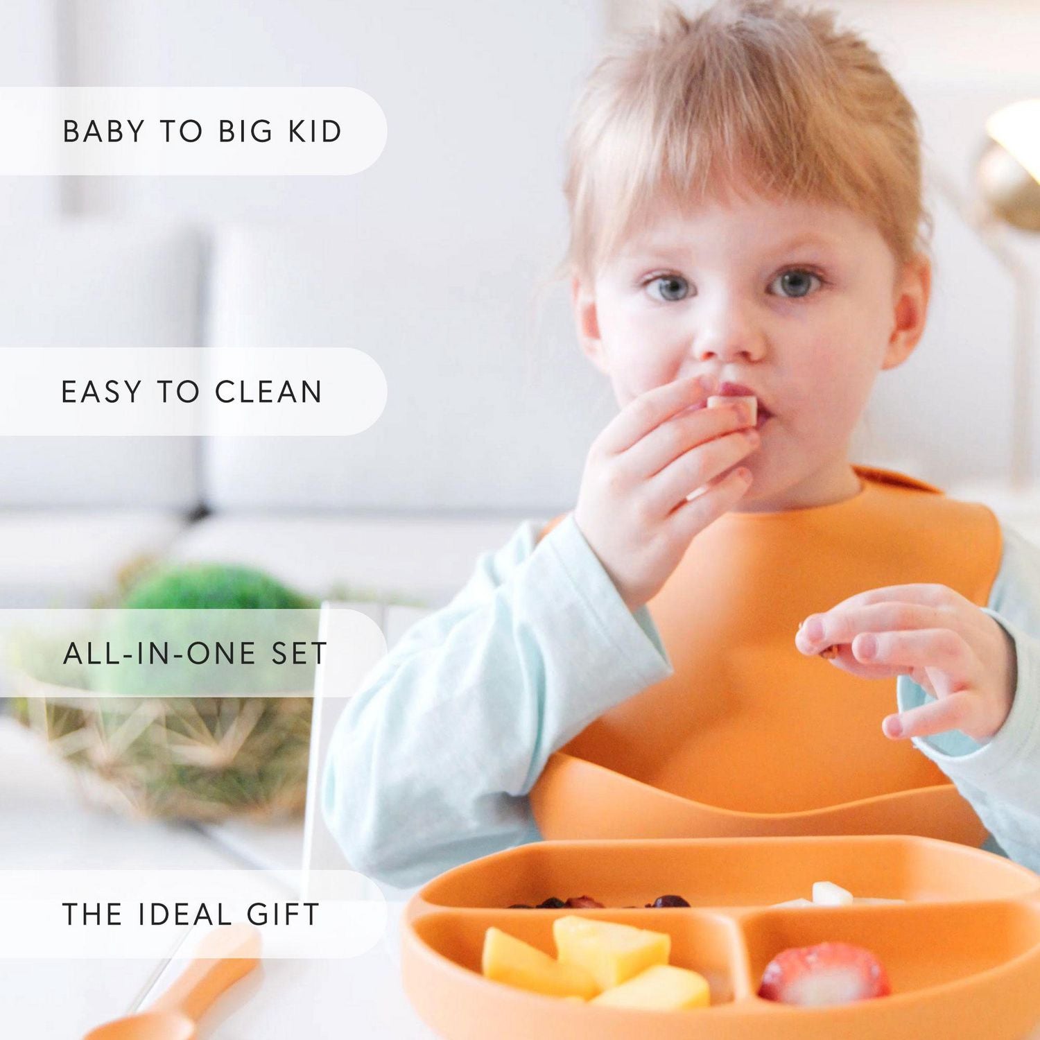 Quark Feedi Silicone Essential Baby 5 Piece Feeding Set