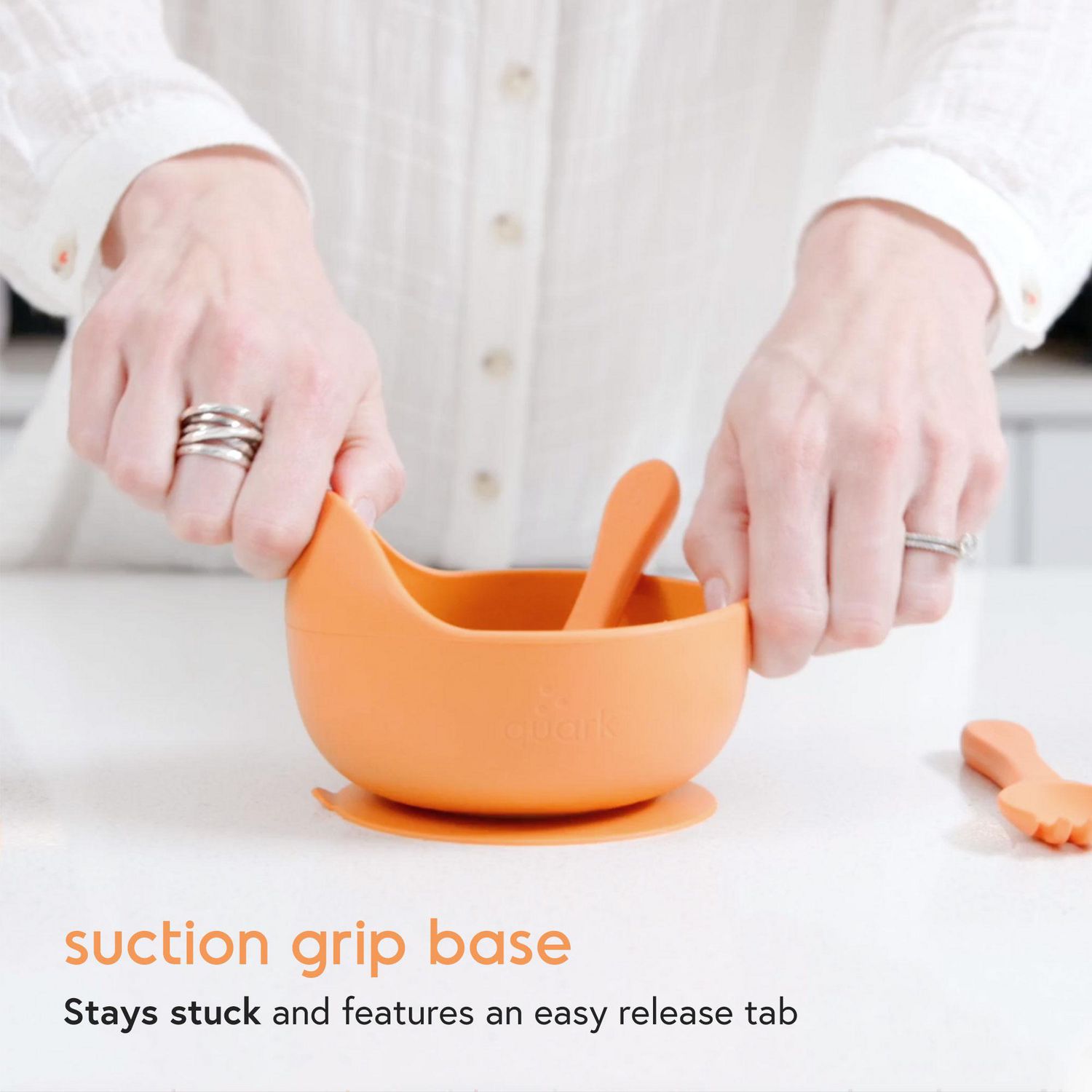 Quark Feedi Silicone Essential Baby 5 Piece Feeding Set