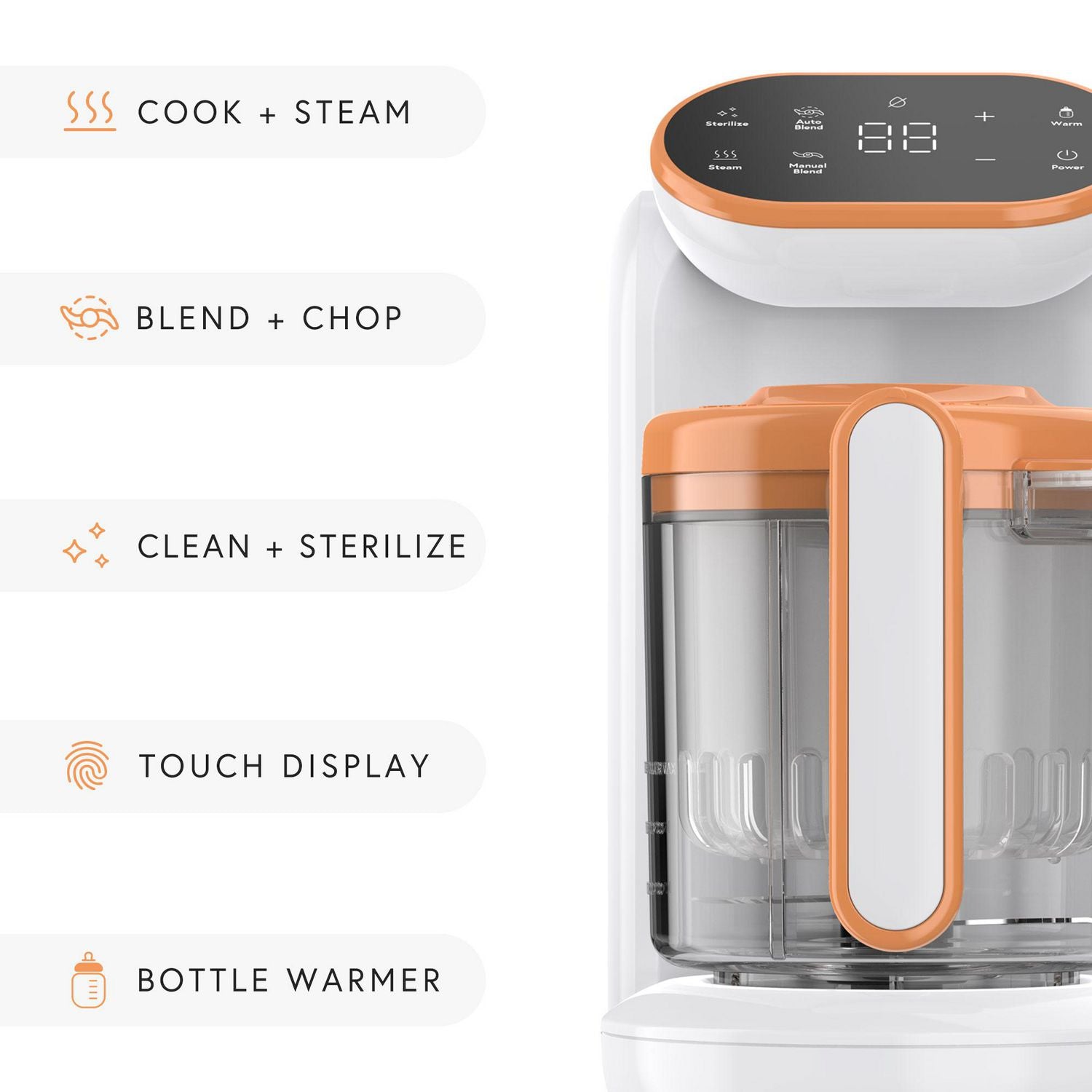 Quark Quook 5-In-1 Baby Food Processor