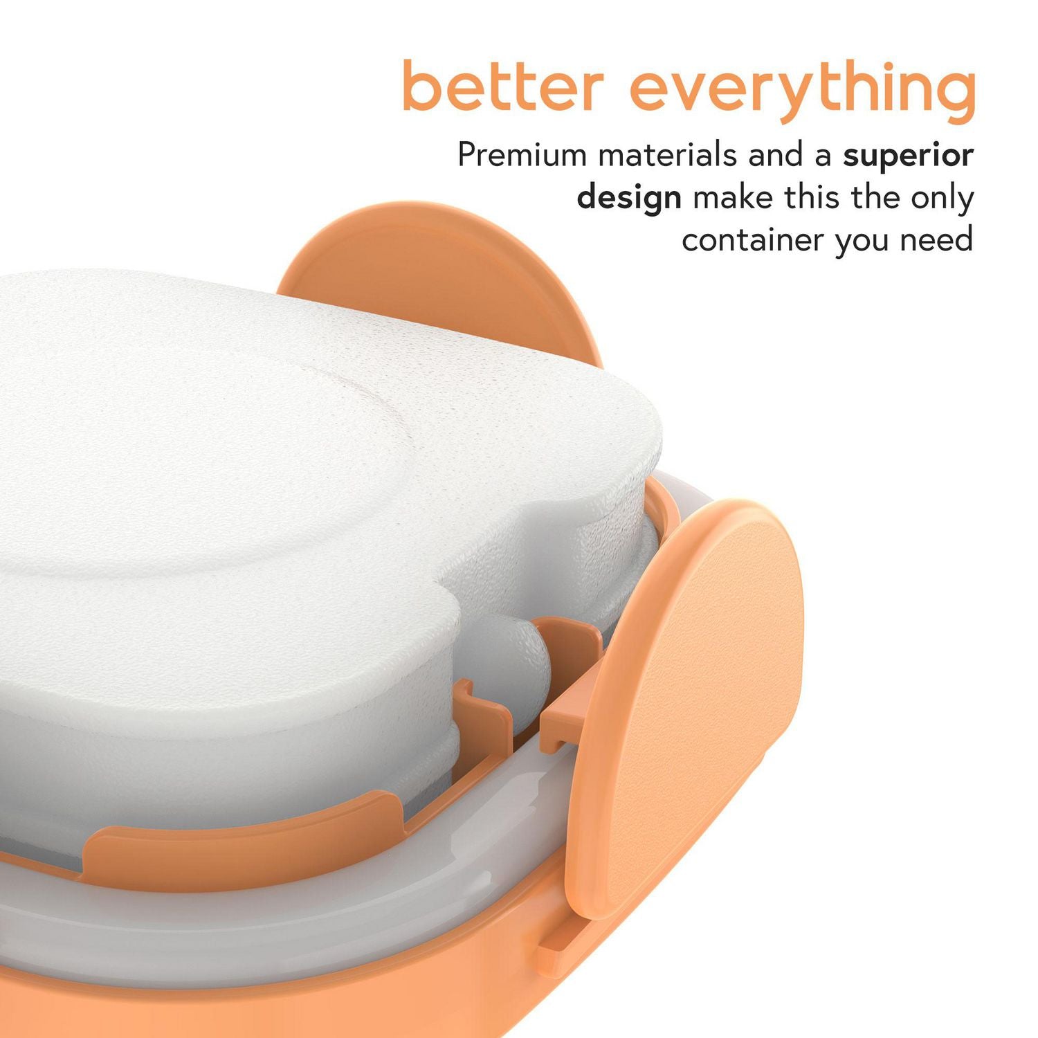 Quark Storii Baby Food Storage Containers With Lids & Built-In Removable Ice Pack 3 Pack 5 oz