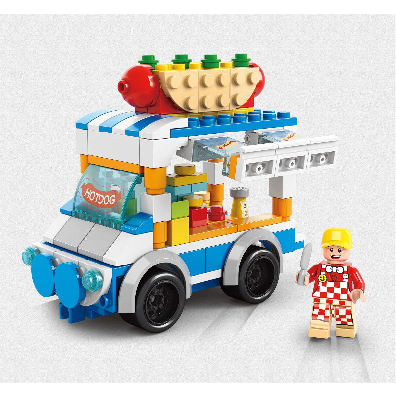 HANDSOME BUILDING BLOCK SERIES HOTDOG STAL167 PCS - baby enRoute