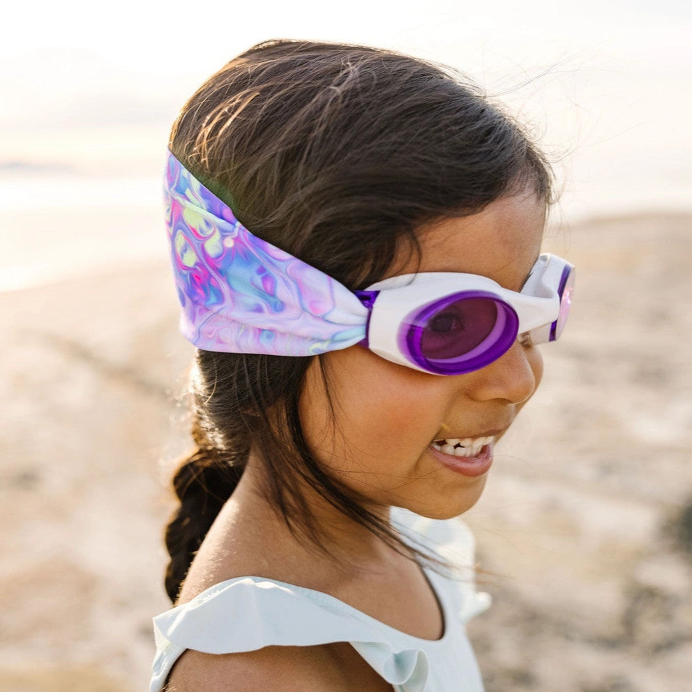 SPLASH SWIM GOGGLES PASTEL SWIRL
