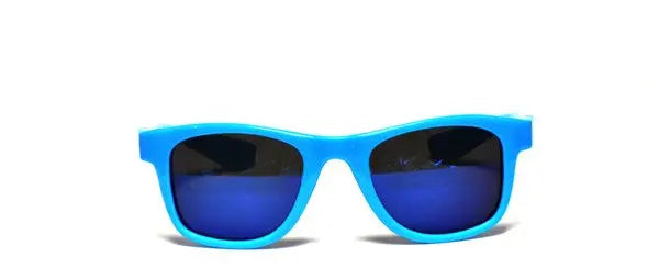 REAL SHADES SURF SUNGLASSES KIDS NEON BLUE - baby enRoute