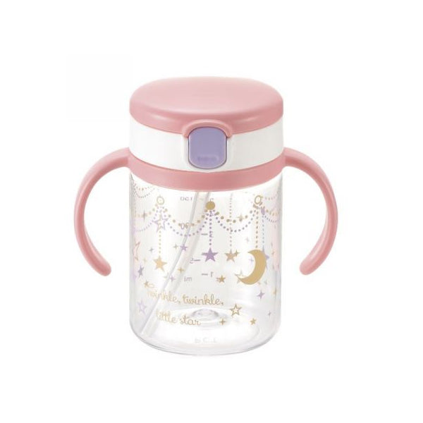RICHELLE CLEAR STRAW BOTTLE MUG 200ML