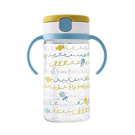 RICHELLE CLEAR STRAW BOTTLE MUG 320ML