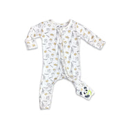 BELLABU BEAR MILK AND COOKIES ORIGINAL BAMBOO CONVERTIBLE FOOTIE