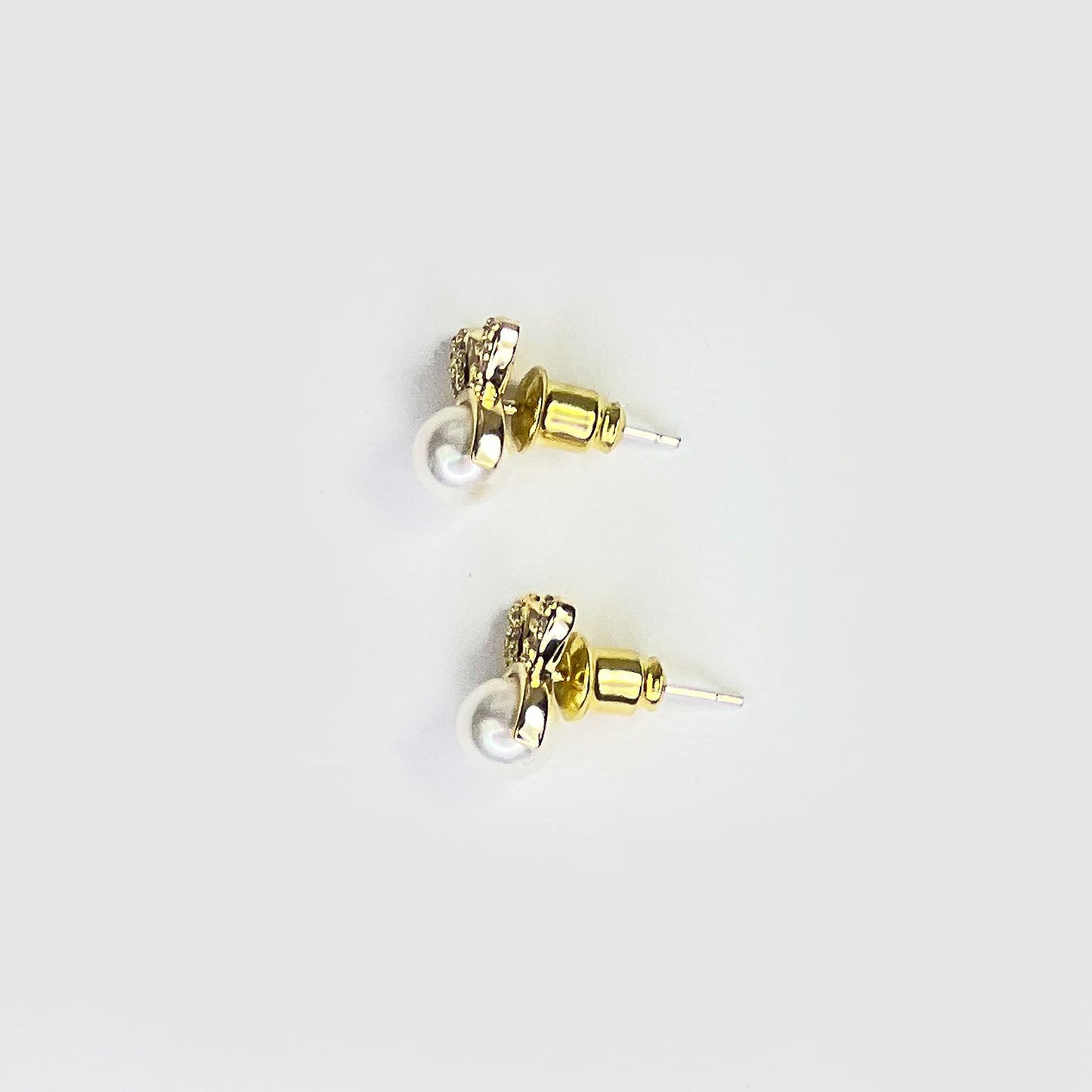 NEMIBABY EARRINGS BUNNIE PEARL - 925 STERLING SILVER PINS - baby enRoute