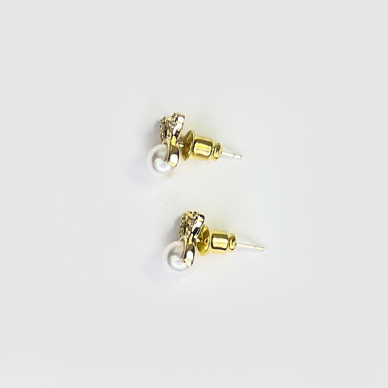 NEMIBABY EARRINGS BUNNIE PEARL - 925 STERLING SILVER PINS