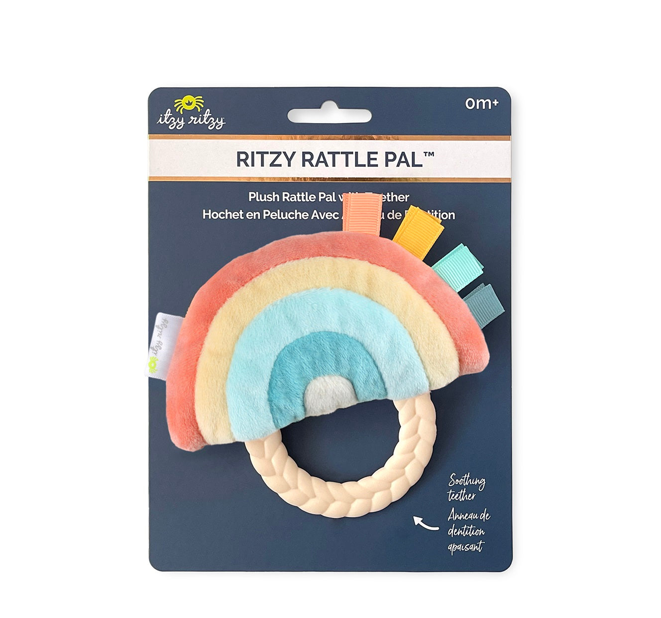 Itzy Ritzy Ritzy Rattle Pal Plush Rattle With Teether