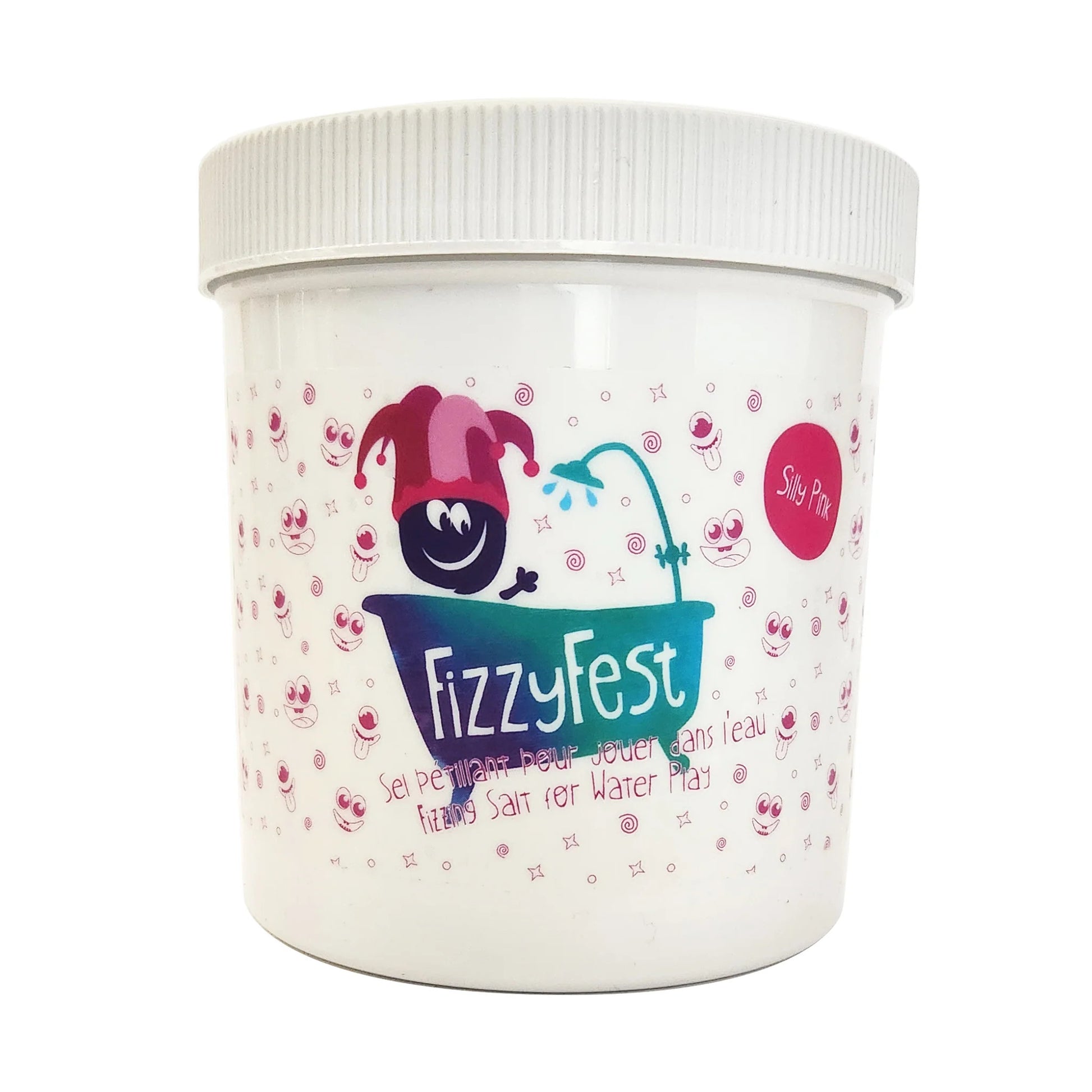 LOOT TOY CO FIZZY FEST COLOURED BATH SALTS SILLY PINK
