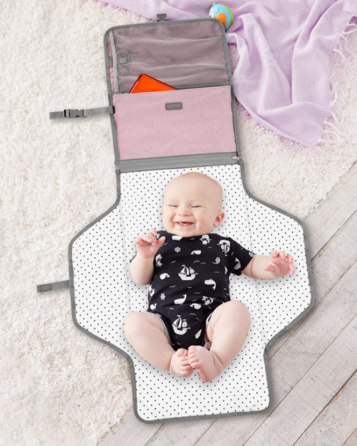 Skip Hop Pronto® Signature Changing Station Pink Heather