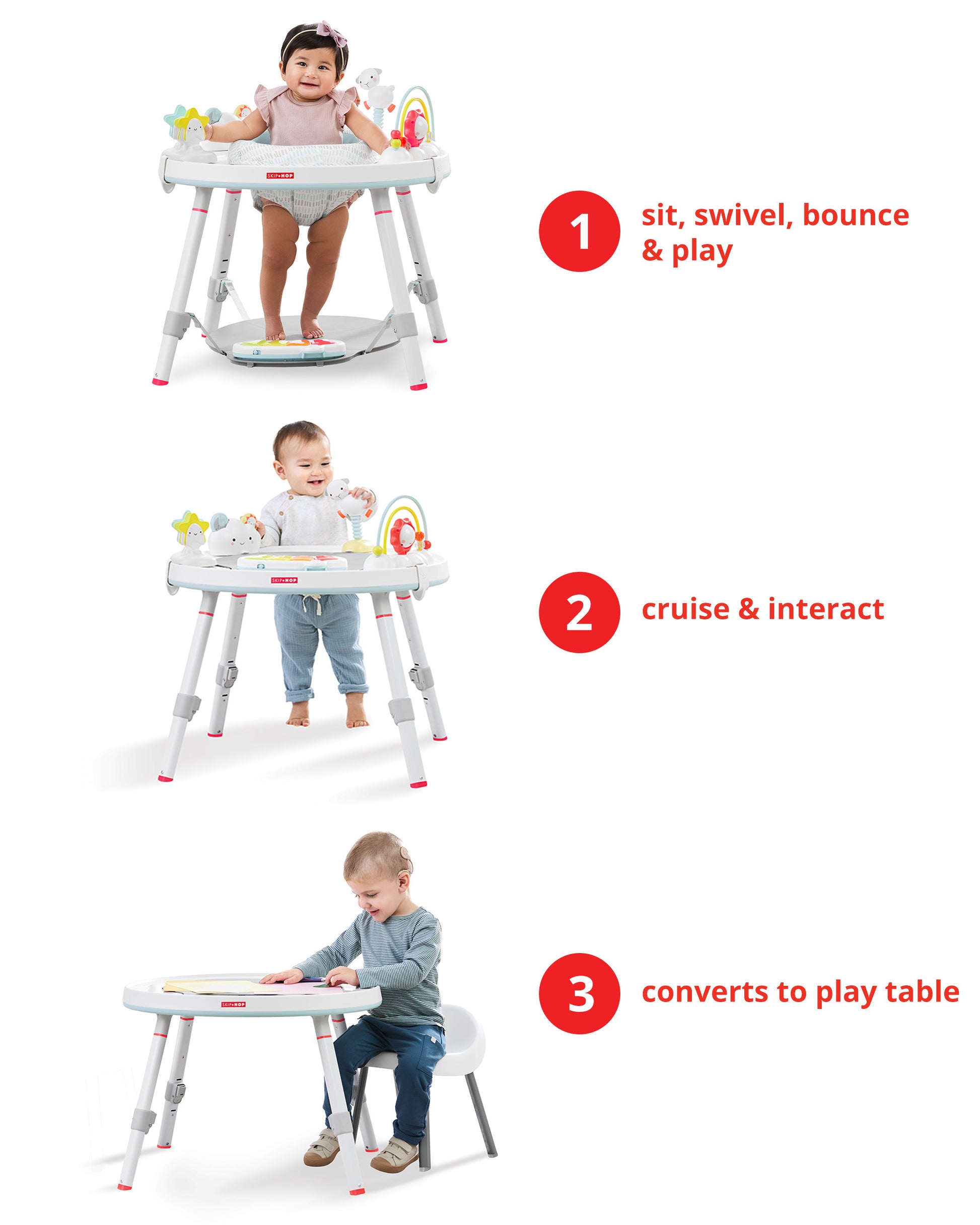 SKIP HOP SILVER LINING CLOUD BABY'S VIEW ACTIVITY CENTER