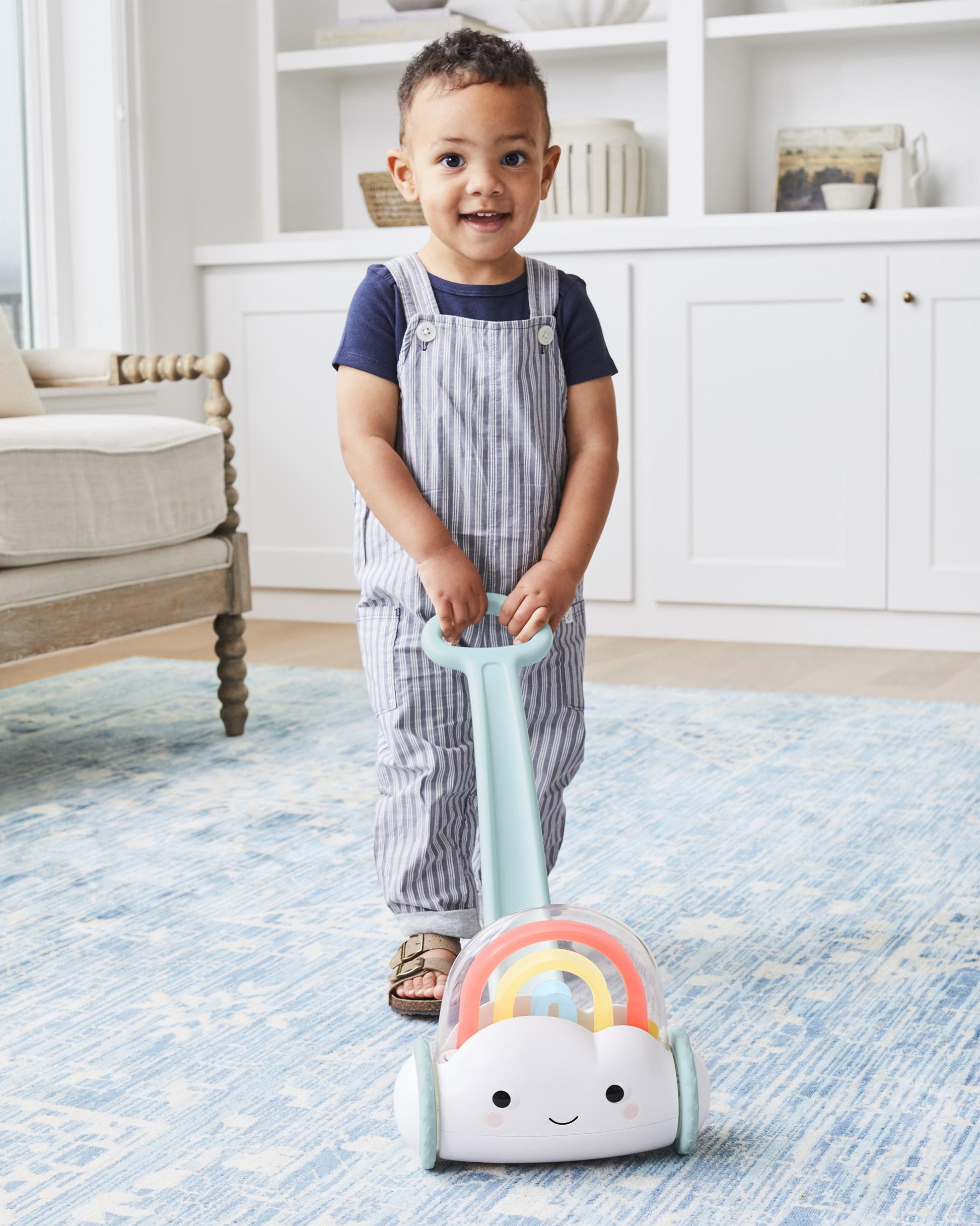SKIP HOP SILVER LINING CLOUD RAINBOW PUSH TOY