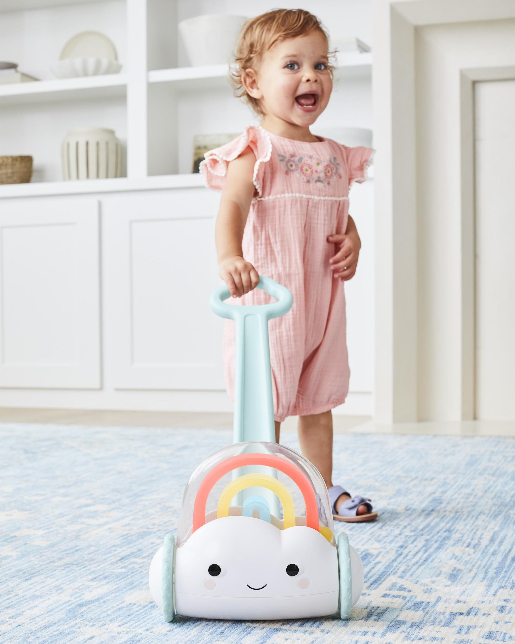 SKIP HOP SILVER LINING CLOUD RAINBOW PUSH TOY