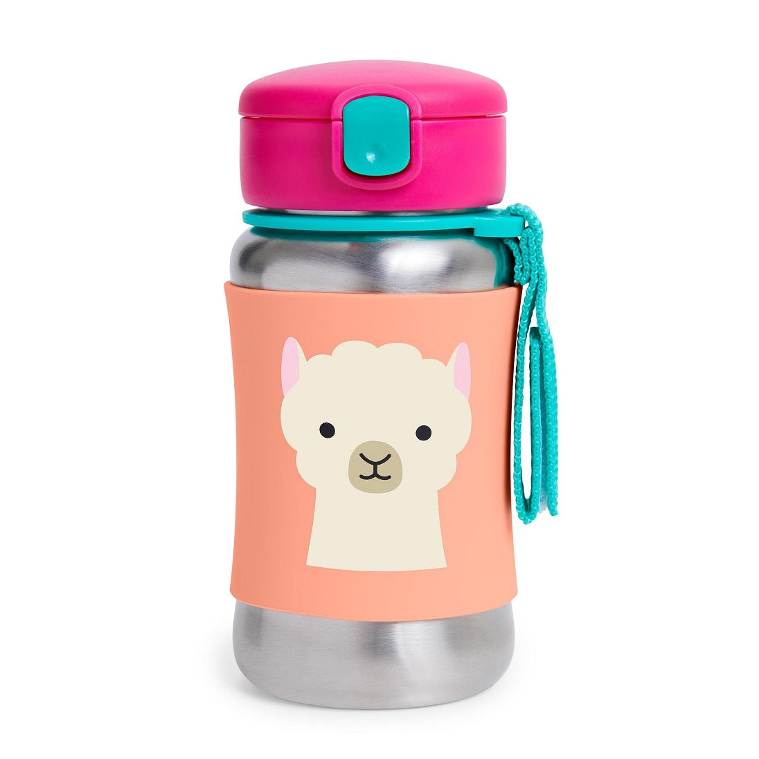 SKIP HOP ZOO STAINLESS STEEL STRAW BOTTLE