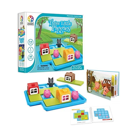 SMART GAMES 3 LITTLE PIGGIES DELUXE