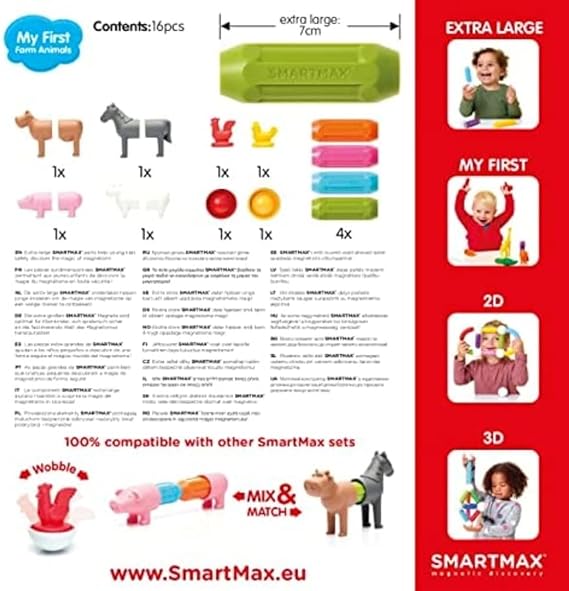 SMARTMAX - MY FIRST FARM ANIMALS - 16pcs - baby enRoute
