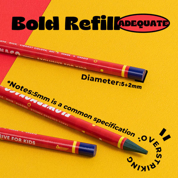 FLOWER MONACO DUAL-HEADED COLORED PENCILS