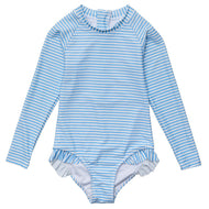 SNAPPER ROCK CORNFLOWER STRIPE SURF SUIT