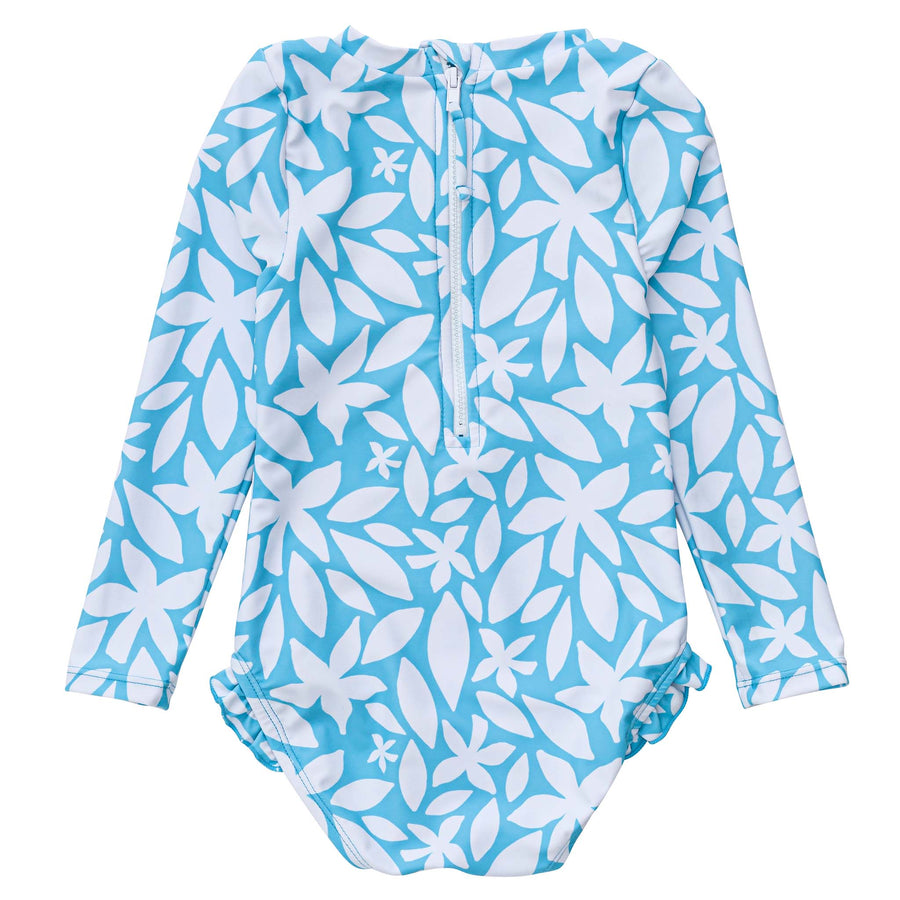 SNAPPER ROCK AQUA BLOOM SUSTAINABLE LS SURF SUIT - baby enRoute