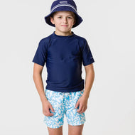 SNAPPER ROCK AQUA BLOOM VOLLEY BOARD SHORT