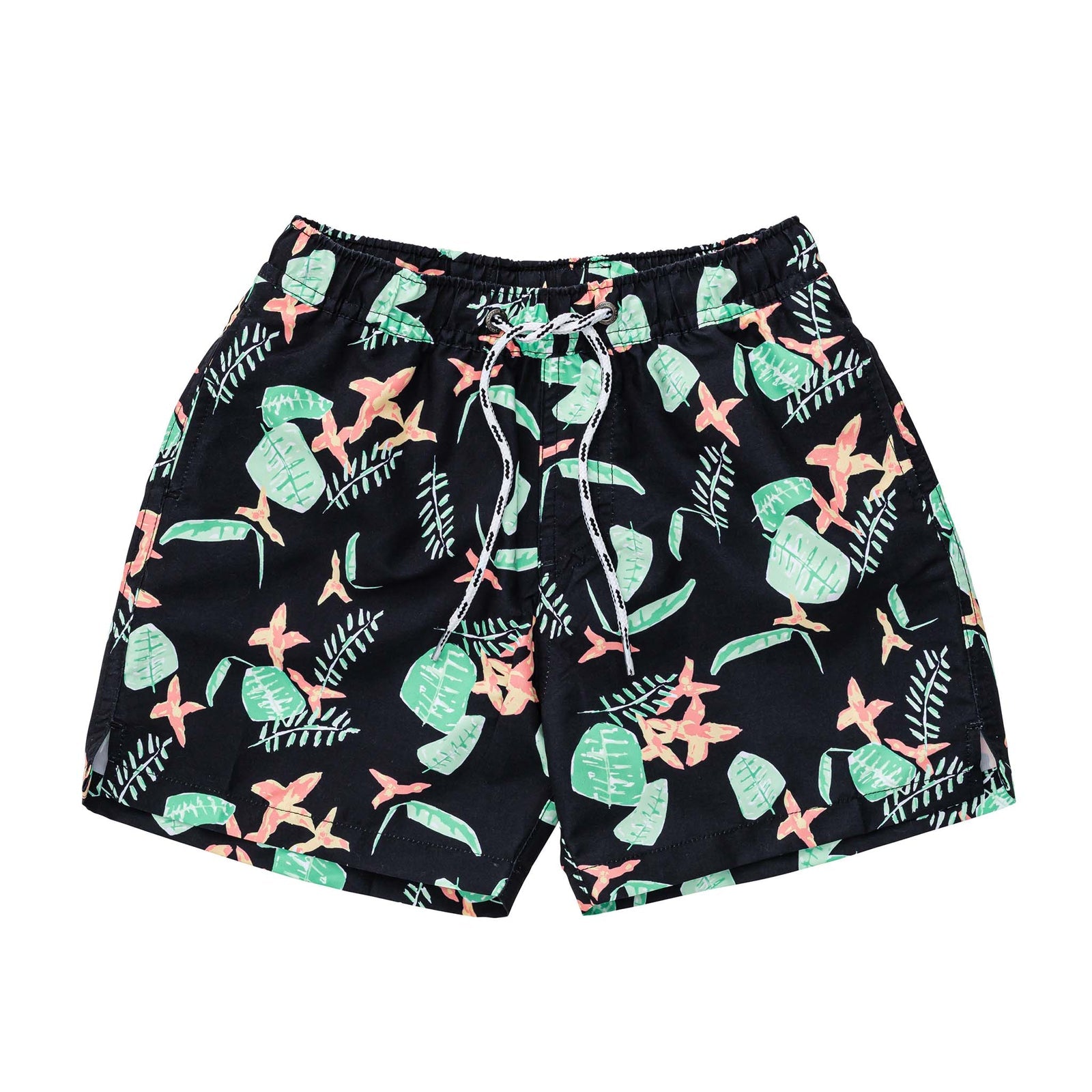 SNAPPER ROCK NEON RAINFOREST VOLLEY BOARD SHORT