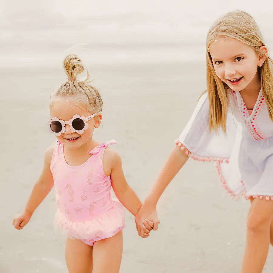 SNAPPER ROCK SEAHORSE SPARKLE SKIRT SWIMSUIT - baby enRoute