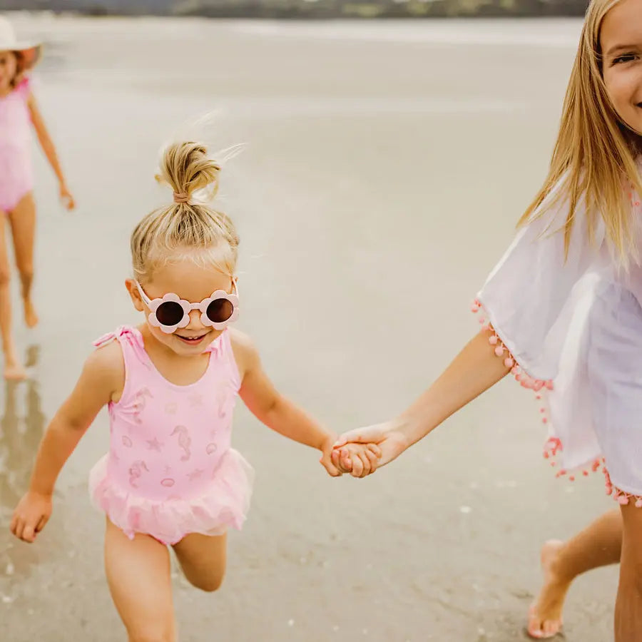 SNAPPER ROCK SEAHORSE SPARKLE SKIRT SWIMSUIT - baby enRoute