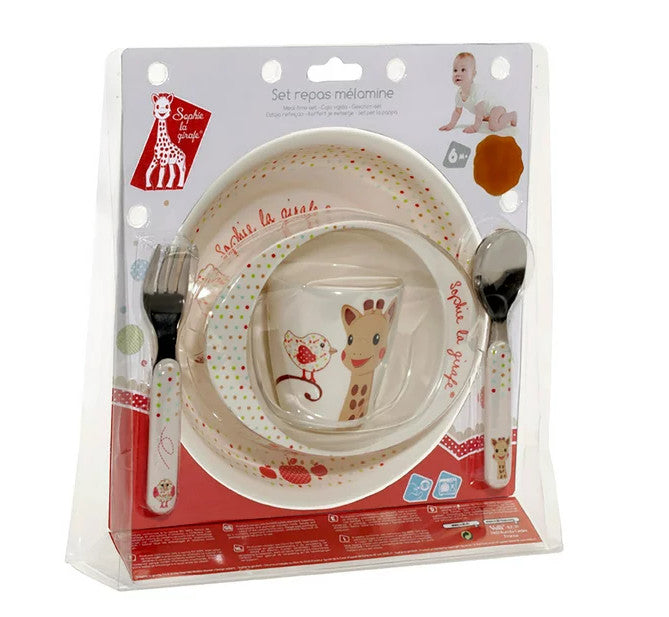 Sophie La Girafe Fresh Touch Mealtime Set Kiwi