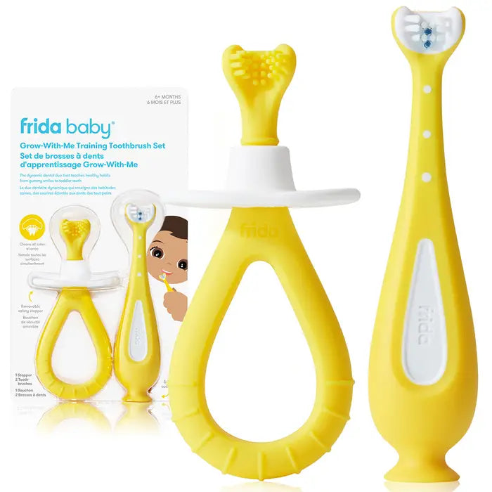 Frida Baby Grow With Me Training Toothbrush Set 6M+