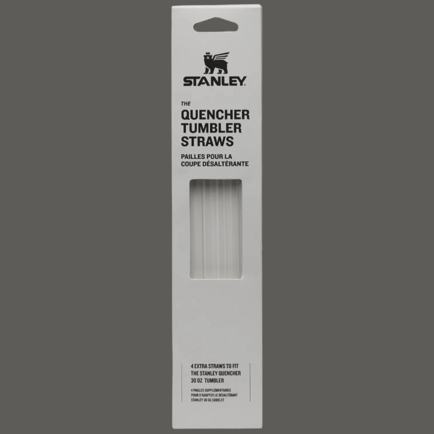 Stanley 30 oz Quencher Clear Straw Replacement 4pk