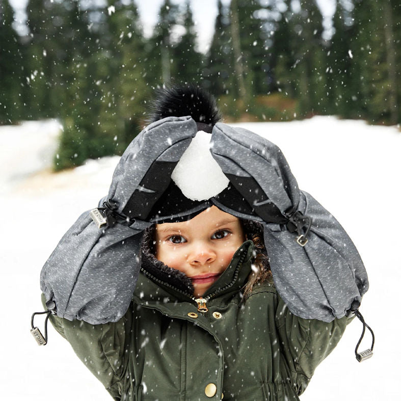 STONZ KIDS MITTS-HEATHER GREY