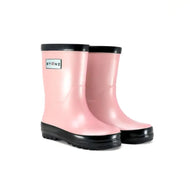 Stonz Rain Boots Metallic Haze Pink